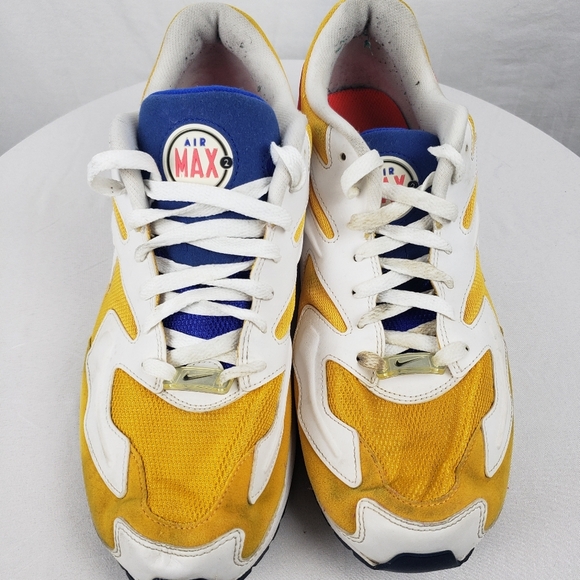 Nike Air Max 2 Light Yellow and White Running Athletic Shoes Sz 11 - Picture 2 of 6